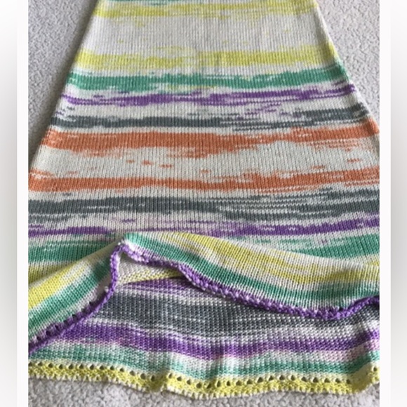 Zara watercolor knit maxi dress - Picture 6 of 11